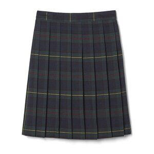 French Toast Girls' Plaid Pleated Skirt 16 Green Plaid